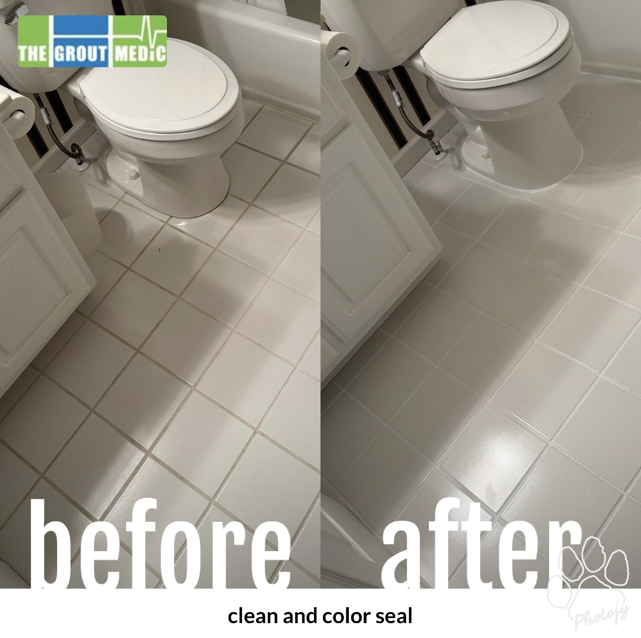 The Grout Medic of NOVA ChatGPT ad — Professional Grout Cleaning &amp; Color Sealing