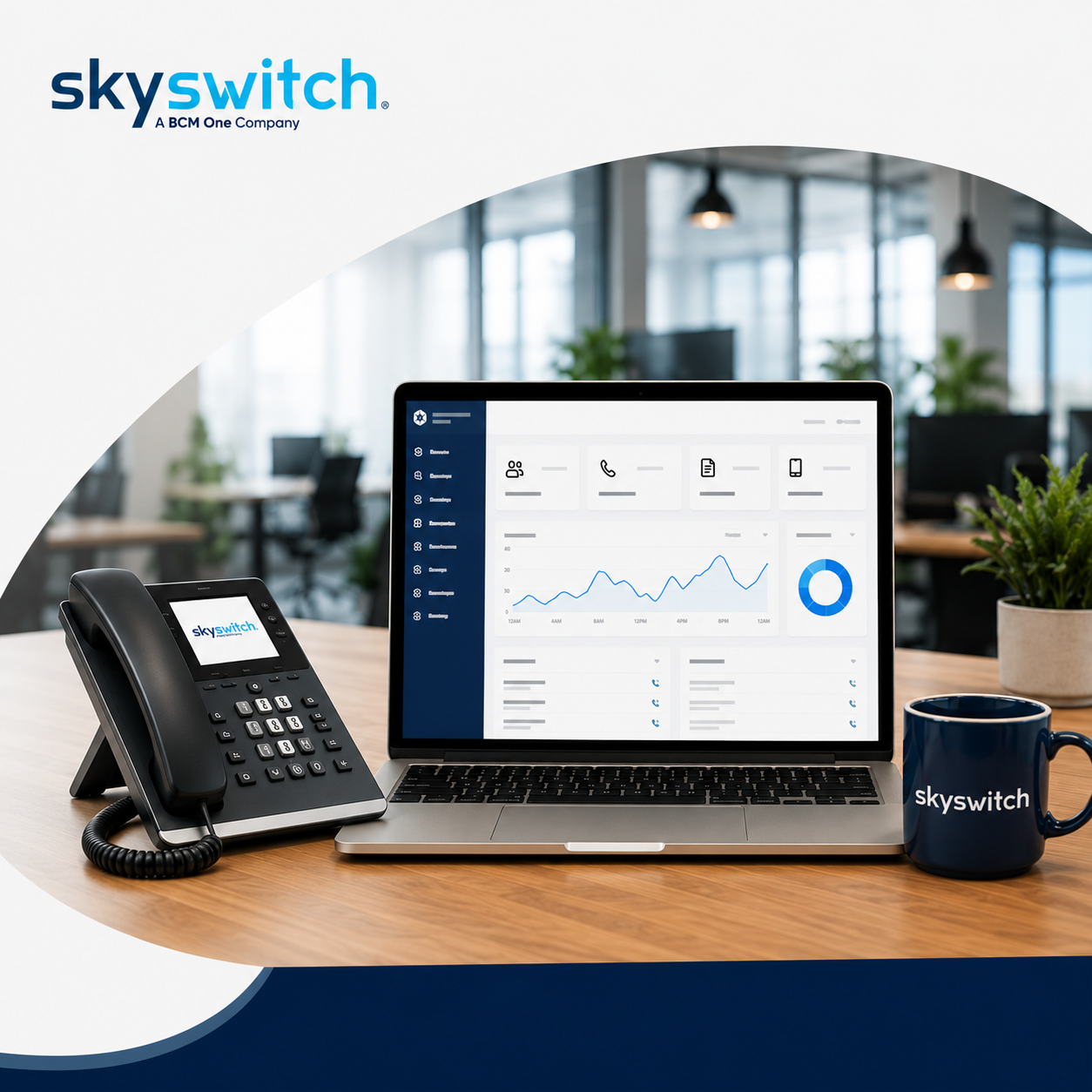 SkySwitch ChatGPT ad — Launch a UCaaS Platform Under Your Brand in Email Marketing & CRM