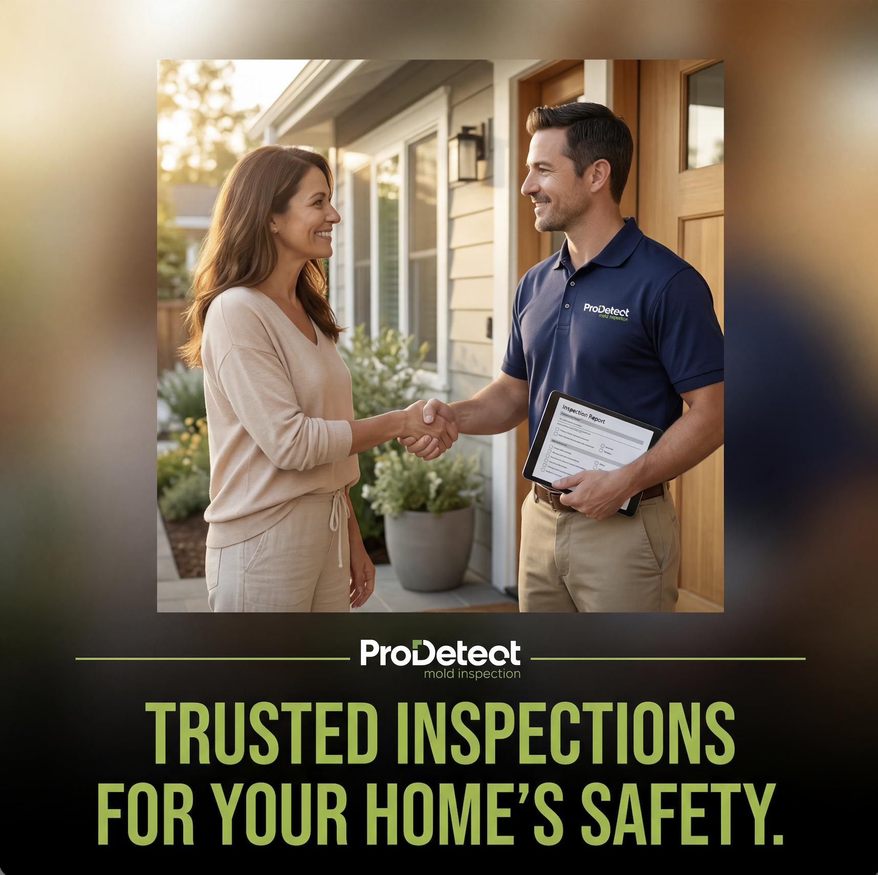 ProDetect Mold Inspection ChatGPT ad — Honest Mold Inspections. No Bait &amp; Switch.