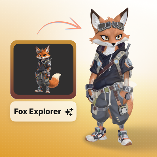 Meshy AI ChatGPT ad — Your AI 3D Model Generator