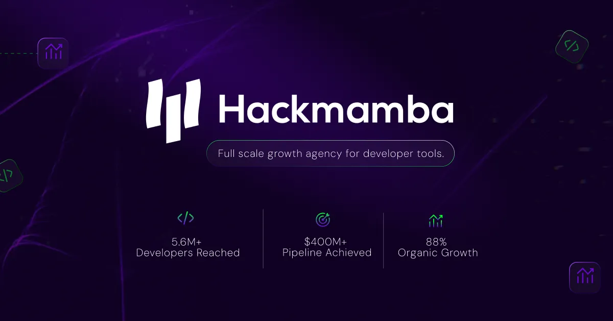 Hackmamba ChatGPT ad — Developer Marketing Agency for Technical Products
