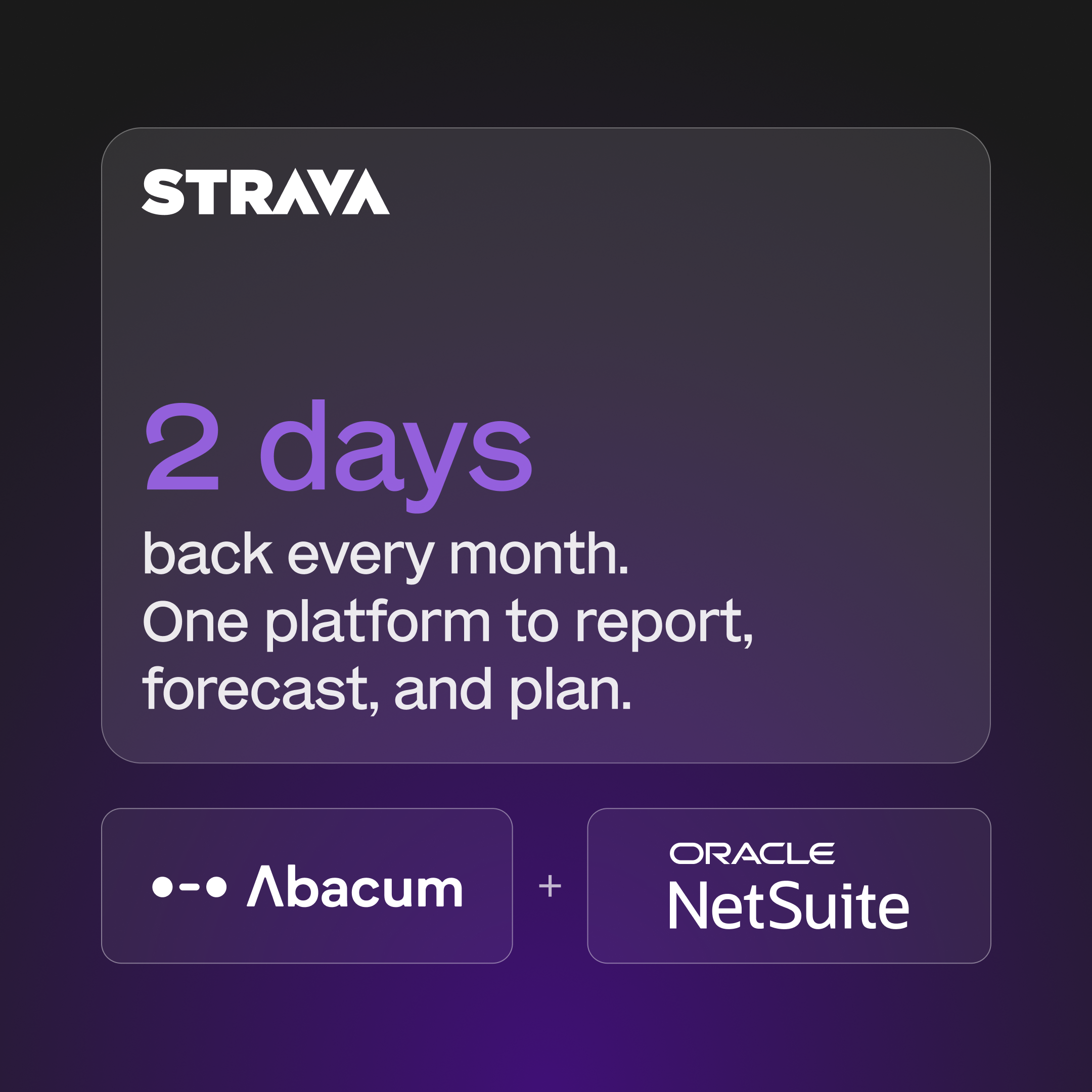 Abacum ChatGPT ad — The best finance teams use Abacum and NetSuite.