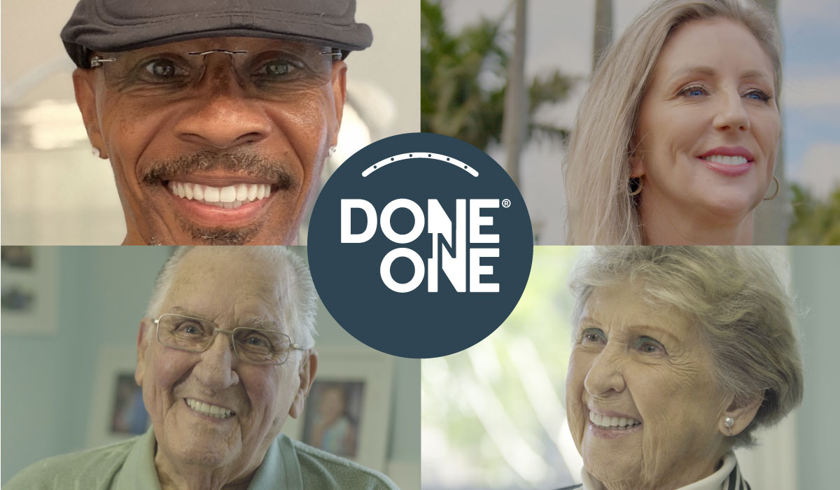Done In One ChatGPT ad — Done In One Dental Implants - Full-Mouth Special