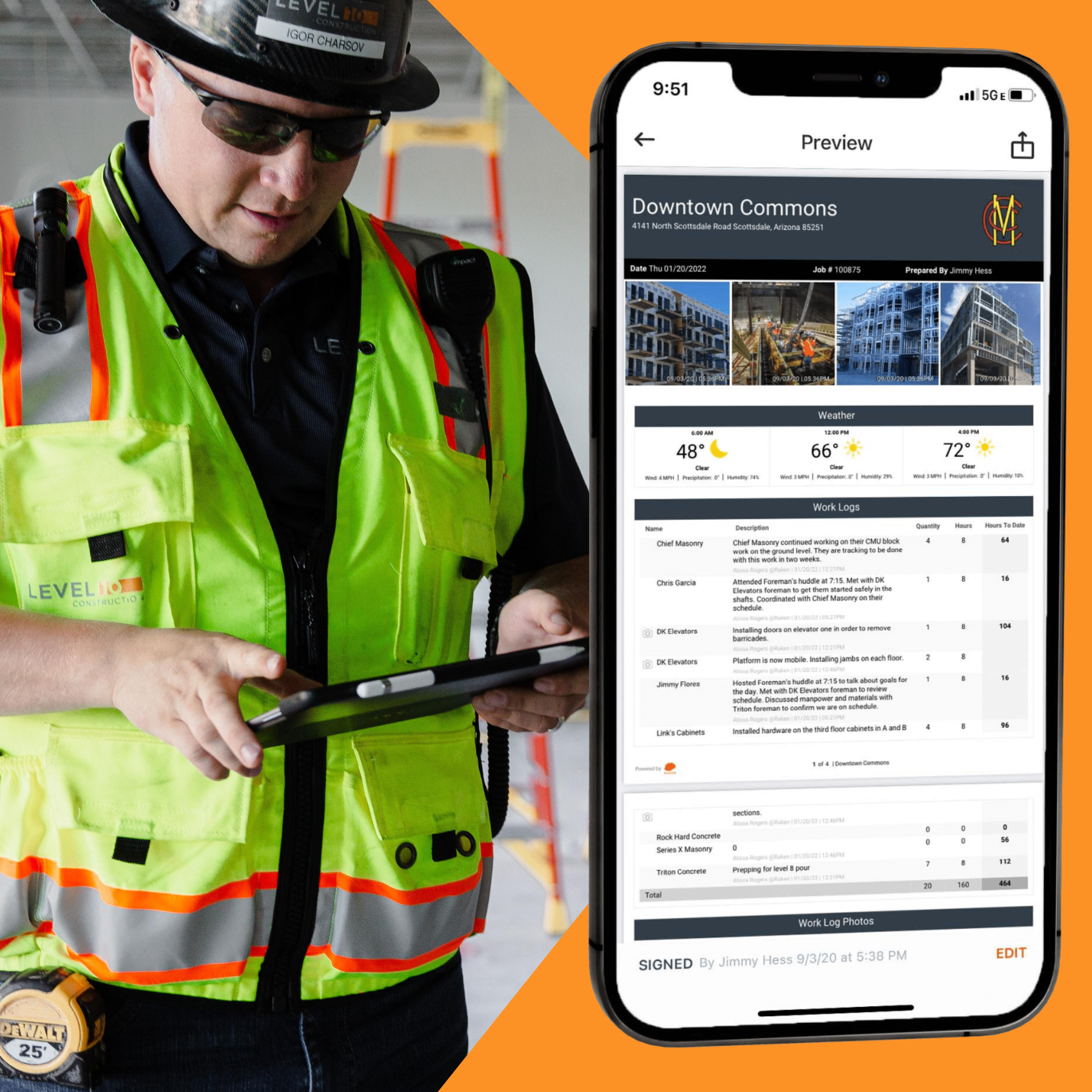 Raken, Inc. ChatGPT ad — #1 Construction Daily Log App in Real Estate