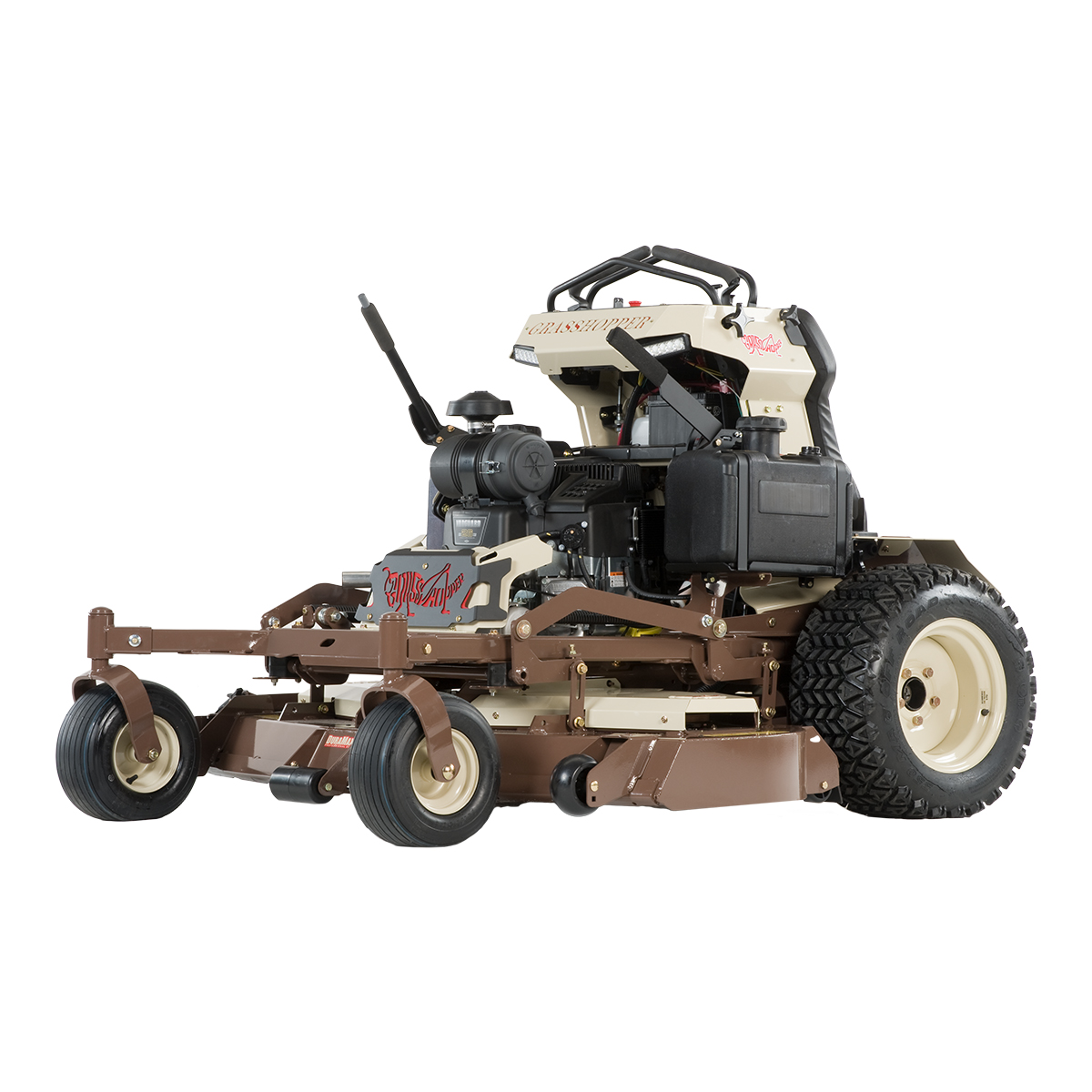 Grasshopper Mower ChatGPT ad — More Acres Per Hour & Years Per Mower.