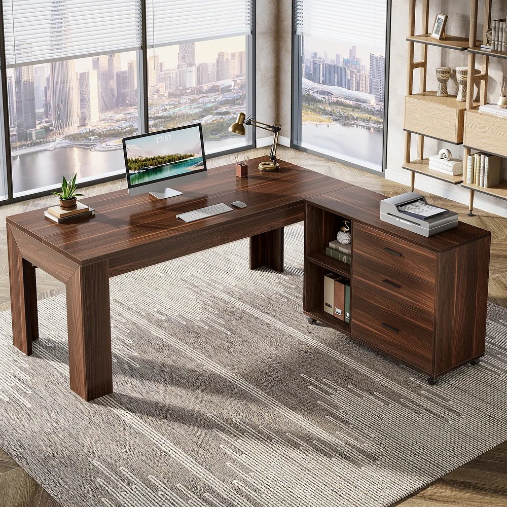 Bed Bath &amp; Beyond ChatGPT ad — Buy L Shaped Desks
