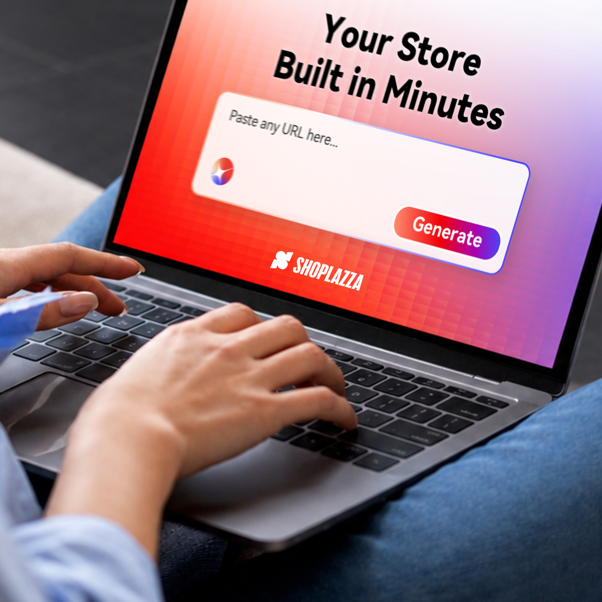Shoplazza ChatGPT ad — Start a Store with Zero Code