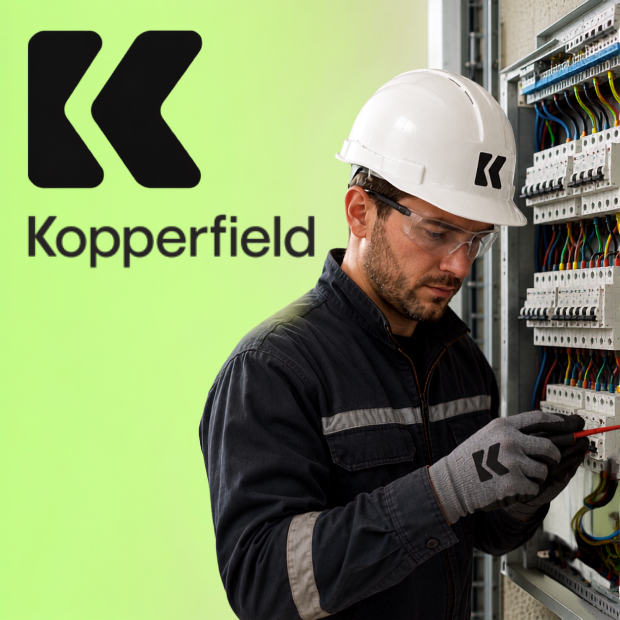 Kopperfield, Inc. ChatGPT ad — From panel to permit in seconds.