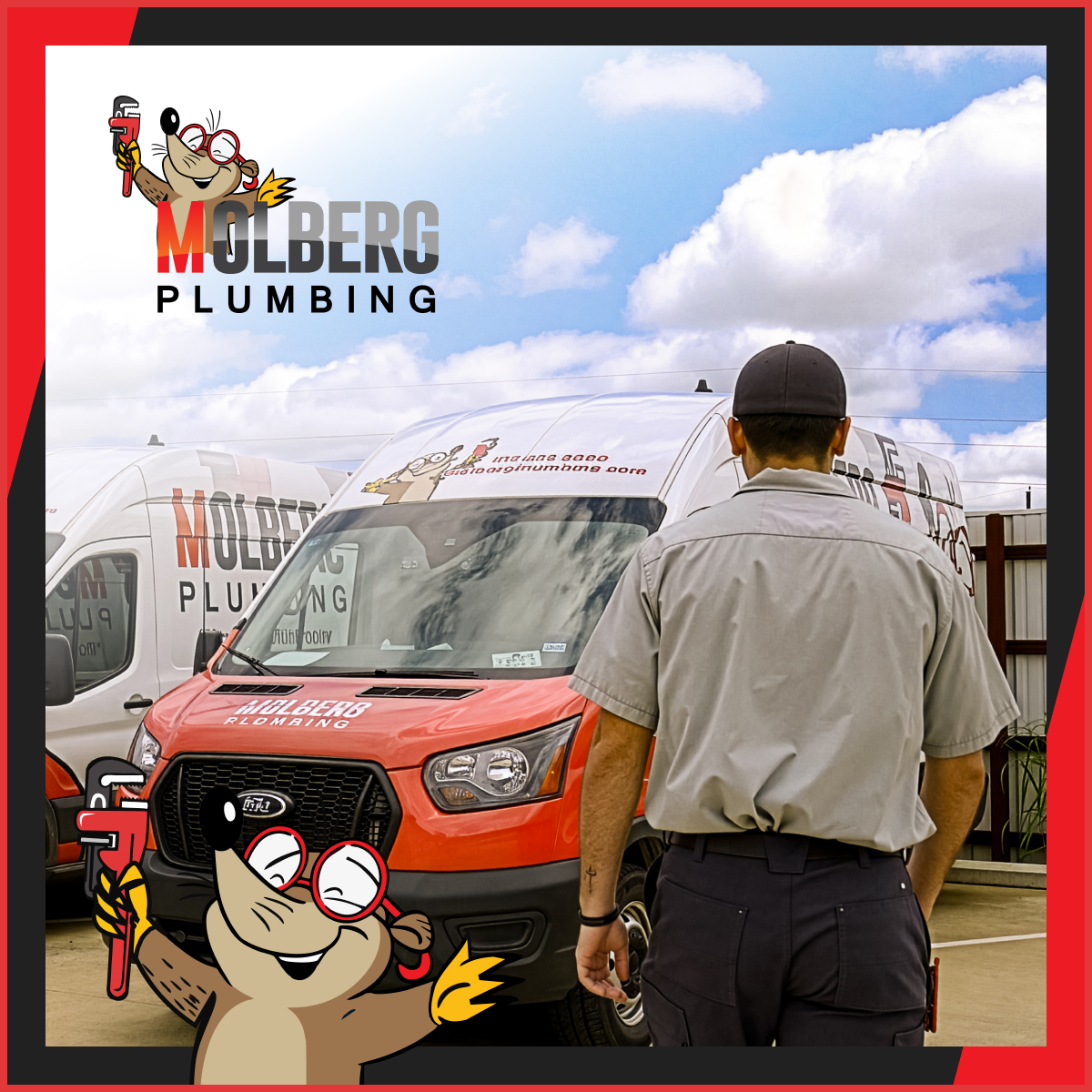 Molberg Plumbing ChatGPT ad — Full Service Plumbers