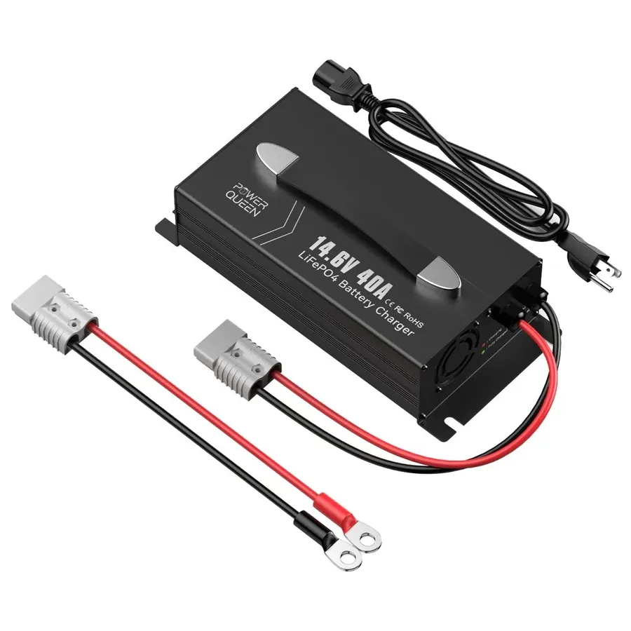 Power Queen ChatGPT ad — Power Queen Upgraded 12V (14.6V) 40A LiFePO4 Ba...