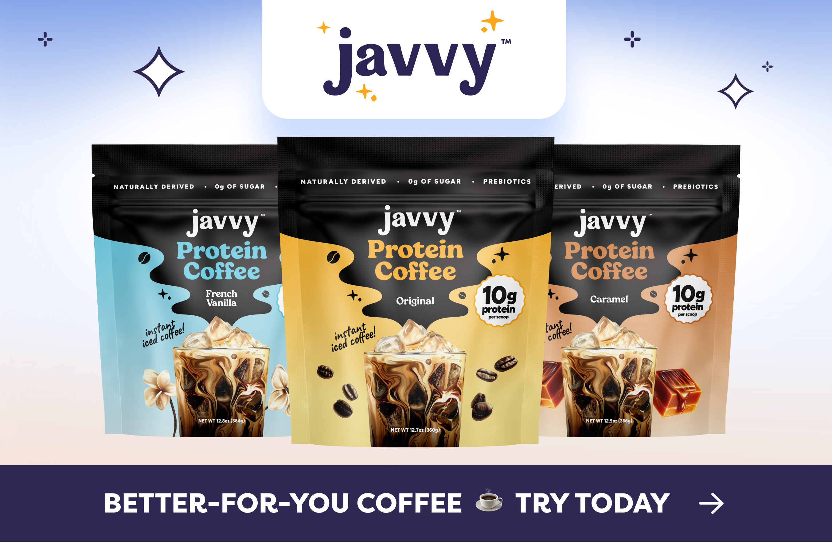Javvy Coffee Company ChatGPT ad — The Tastiest Protein Coffee | Javvy Coffee