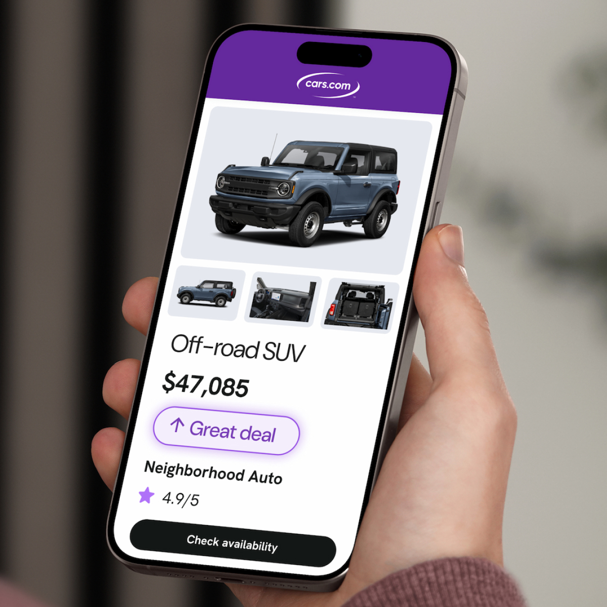 cars.com ChatGPT ad — Used Toyota Sienna Near You in Conversion Van & Sprinter Campervan Custom Upfitters