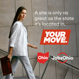JobsOhio ChatGPT ad — Build Industry in Ohio in Real Estate