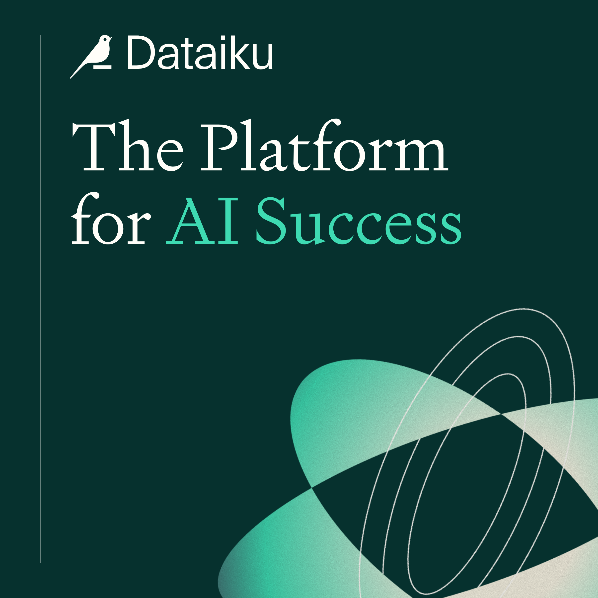 Dataiku, Inc. ChatGPT ad — Govern AI with Confidence. in AI Governance & Model Risk Management
