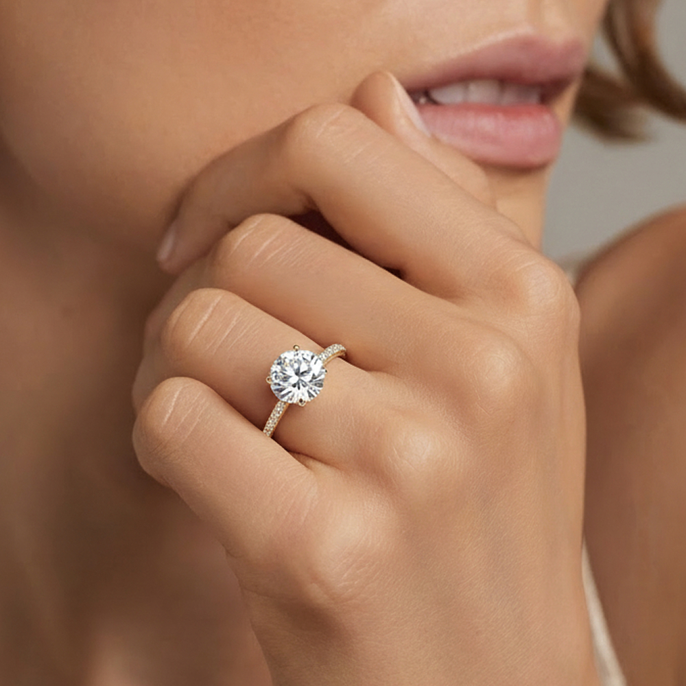 Brilliant Earth ChatGPT ad — 2 Carat Engagement