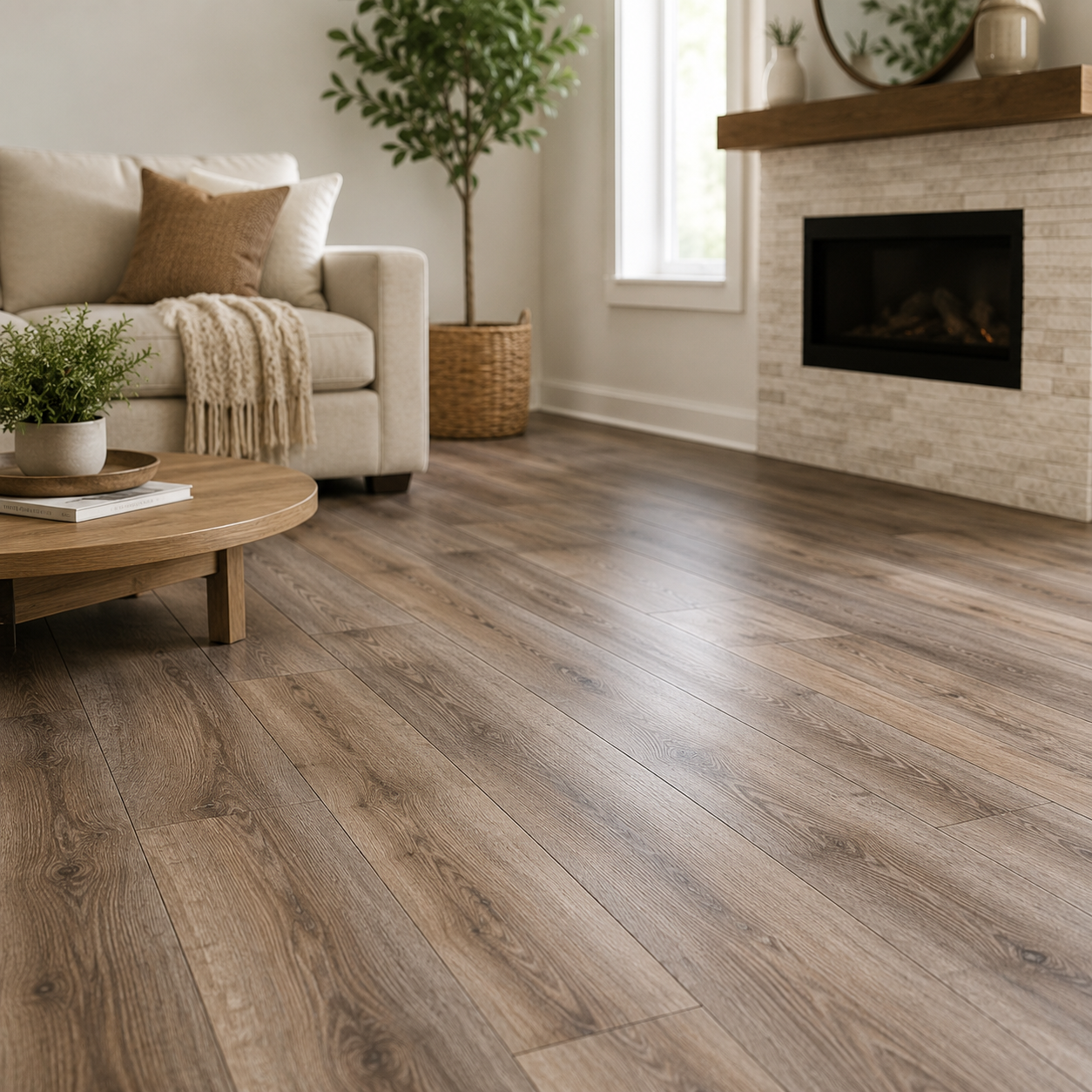 Floor Daddy ChatGPT ad — Laminate vs. LVP Flooring in Bathtub, Tile & Countertop Refinishing Services