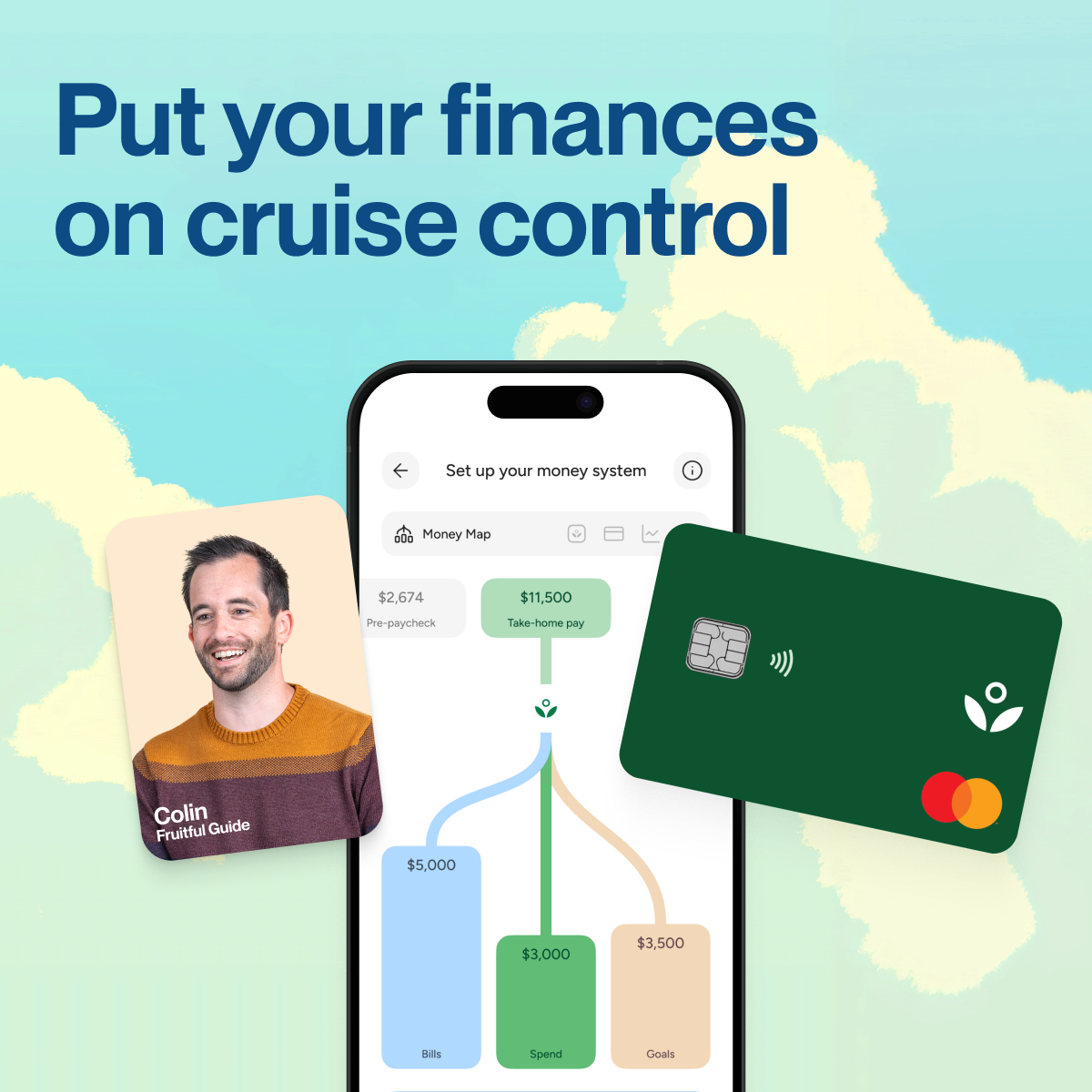 Fruitful, Inc. ChatGPT ad — Fruitful's Money Map + Income Split