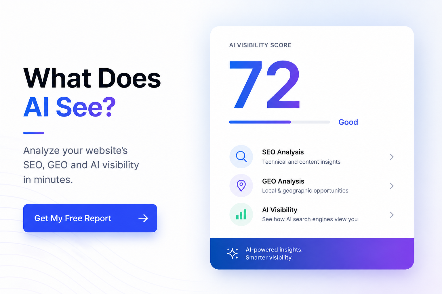 Rank Authority, Inc. ChatGPT ad — What Does AI See? in AI Search Optimization