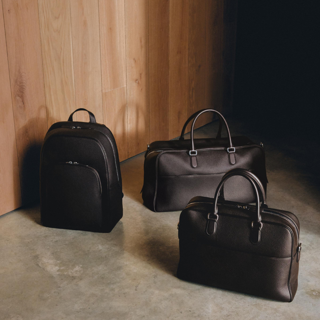 Carl Friedrik ChatGPT ad — Refined leather bags