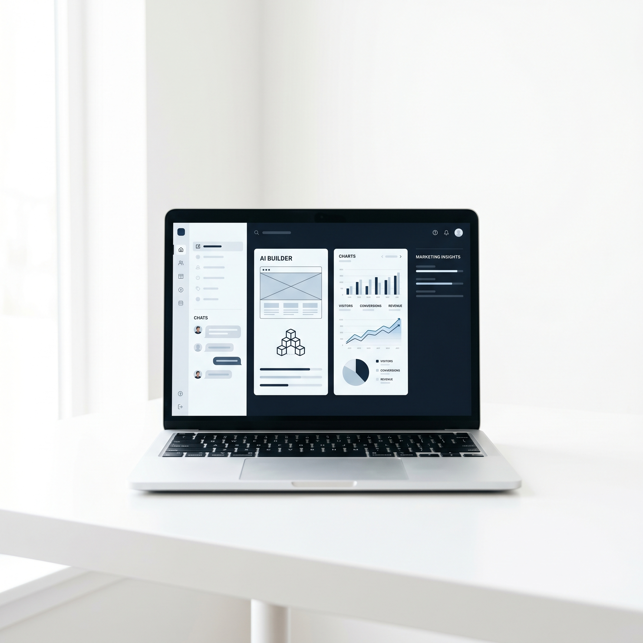 Buildy, Inc ChatGPT ad — Build your entire startup with AI