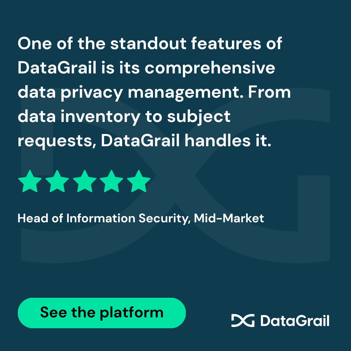 DataGrail, Inc. ChatGPT ad — DataGrail: The Agentic Data Privacy Platform in Cloud & DevOps
