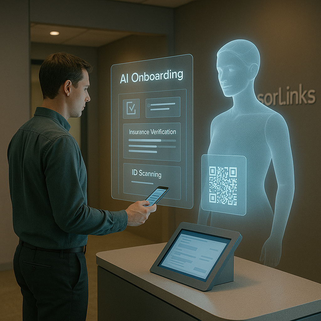 TensorLinks Inc. ChatGPT ad — AI FrontDesk for Dental