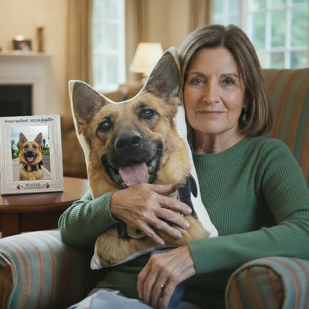 all about vibe llc ChatGPT ad — Honor Their Memory Forever | Pet Memorial Pillow