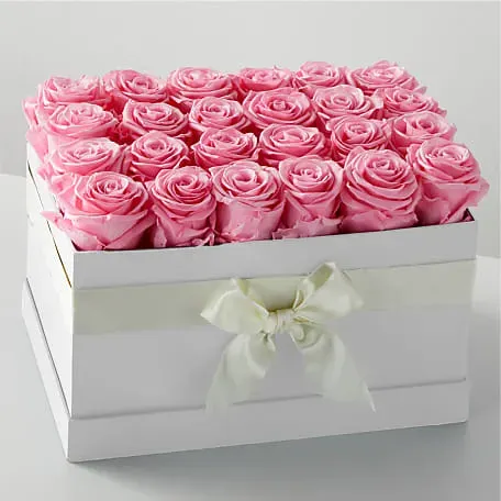 FTD ChatGPT ad — 24 Pink Preserved Roses in Wedding Florists & Floral Design Studios
