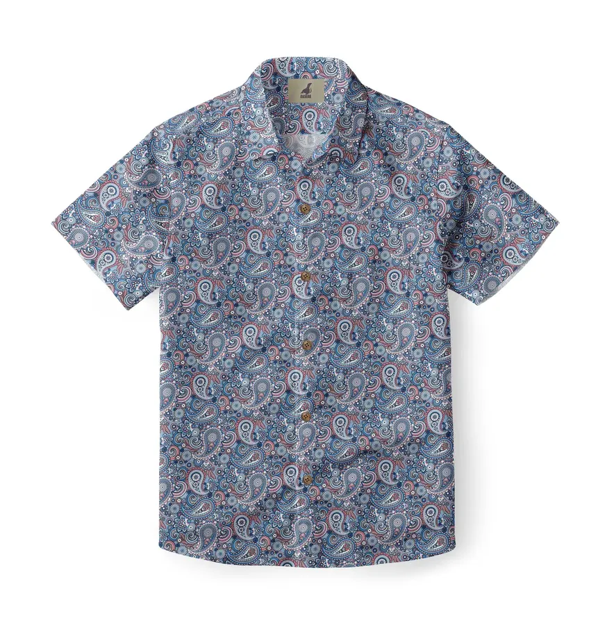 Kalvero ChatGPT ad — Paisley Harmony Shirt