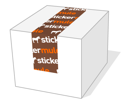 Sticker Mule ChatGPT ad — Custom packaging