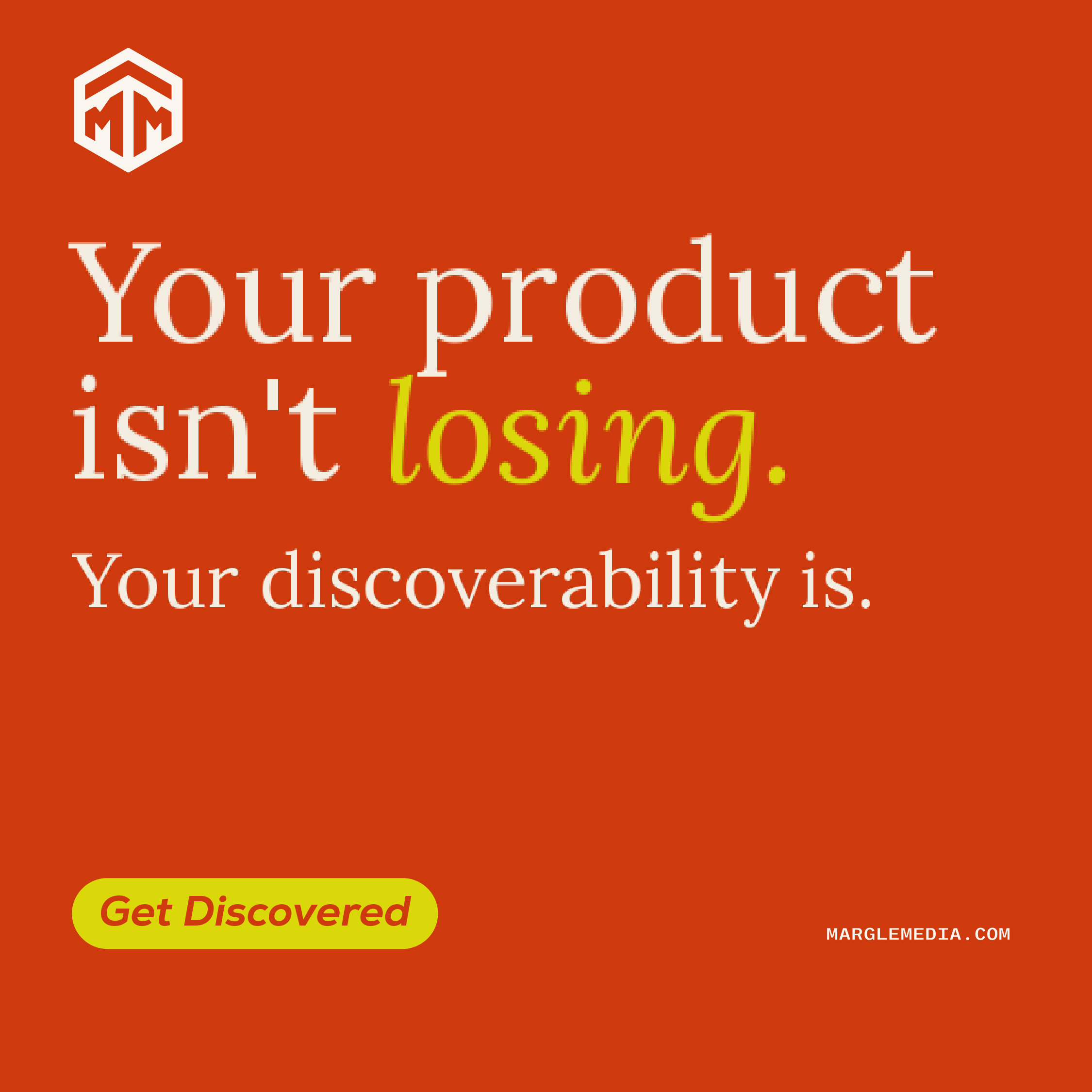 Margle Media LLC ChatGPT ad — CPG Discoverability Gap in E-commerce & Retail