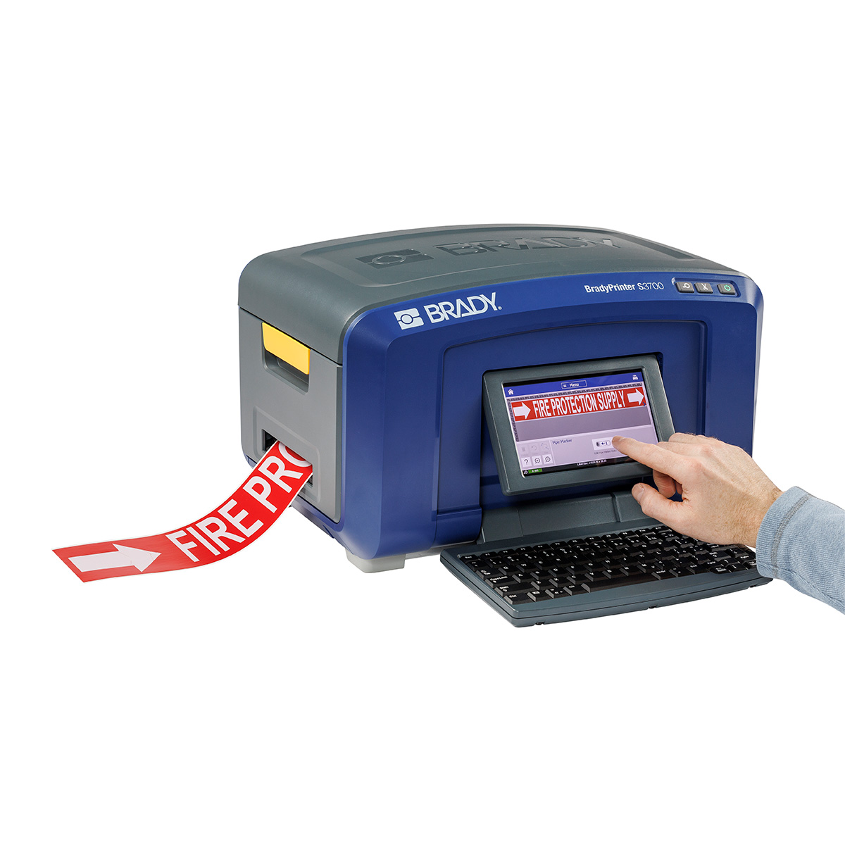Brady Corporation ChatGPT ad — Industrial Label Printer