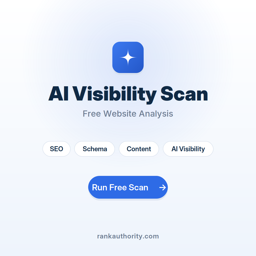Rank Authority, Inc. ChatGPT ad — See How AI Understands Your Website in Cloud & DevOps