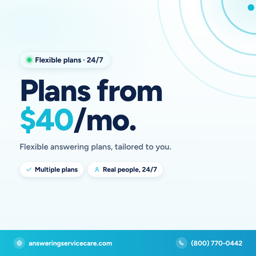 Answering Service Care, LLC ChatGPT ad — Best Answering Service