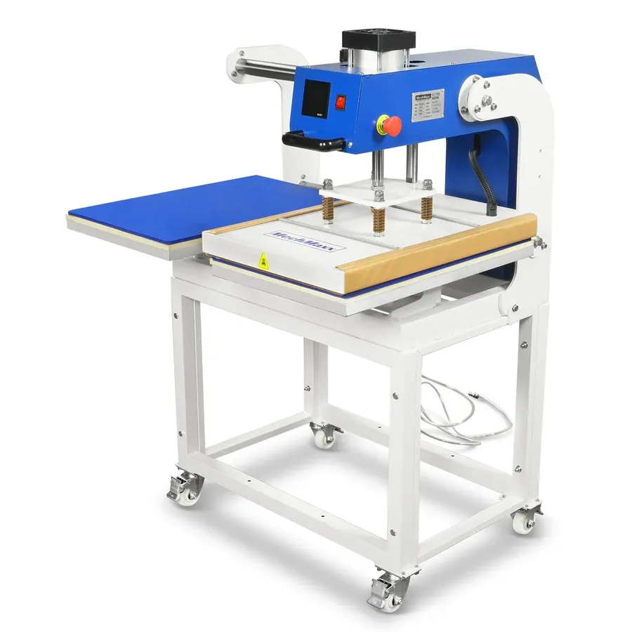 MechMaxx ChatGPT ad — 16x24 Inch Commercial Pneumatic Dual Platen Hea...
