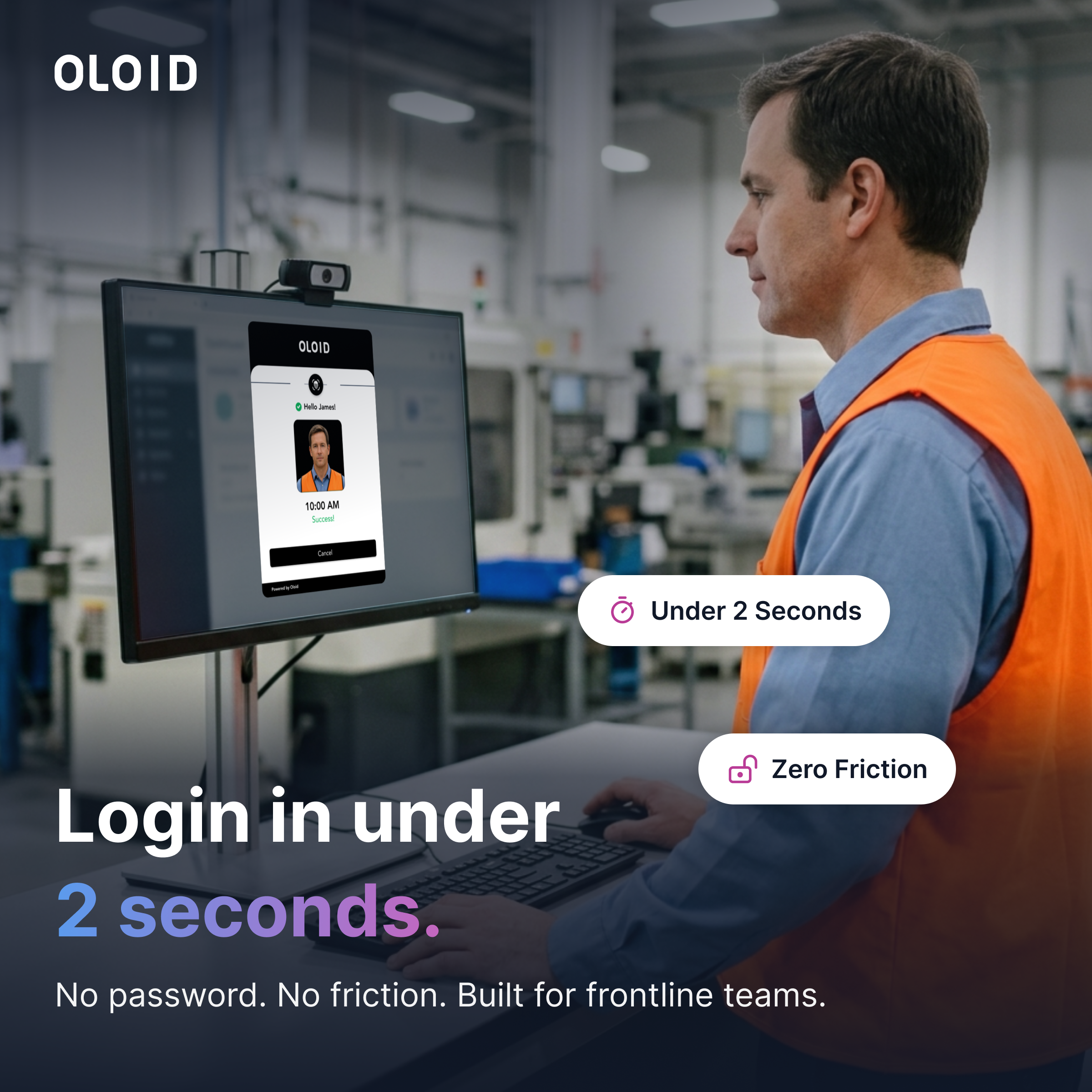 OLOID ChatGPT ad — MFA for Frontline Workers Without Phones in Identity & Access Management & Zero Trust Security