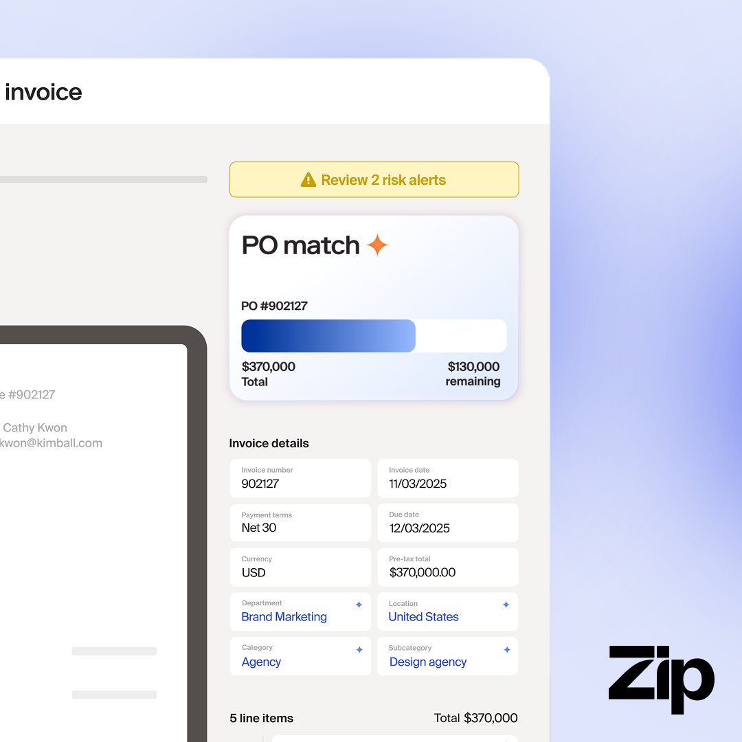 Zip ChatGPT ad — Stay compliance and audit-ready