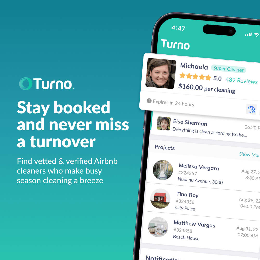 Turno ChatGPT ad — Stress-Free Turnovers Start Here.