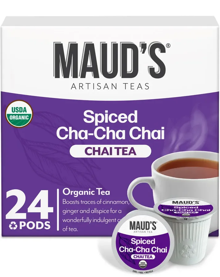 Intelligent Blends ChatGPT ad — Maud's Organic Chai Tea Pods - 24ct