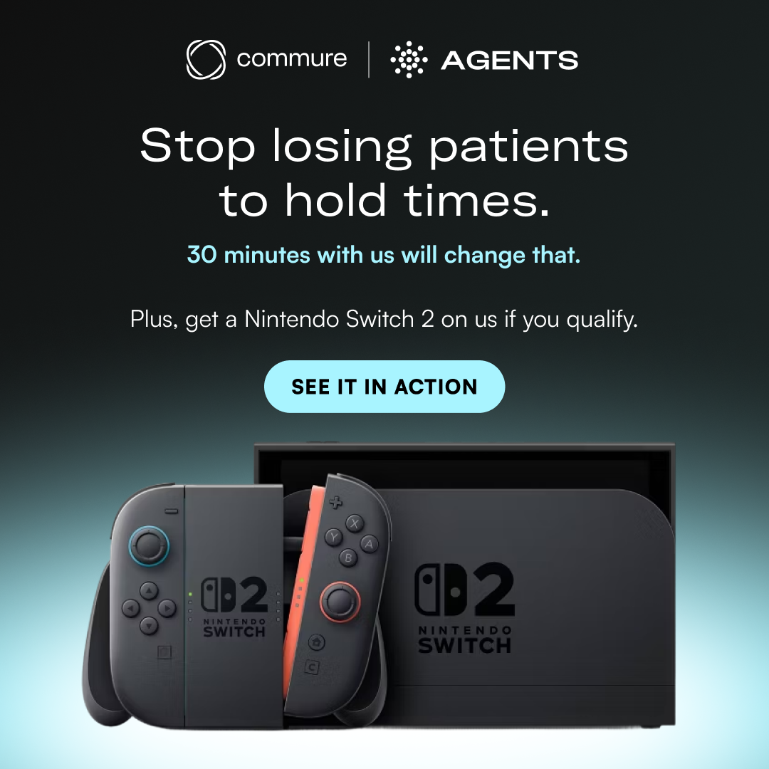 Commure.com ChatGPT ad — Every missed call is lost revenue in Voice AI Agents & Conversational Phone Automation