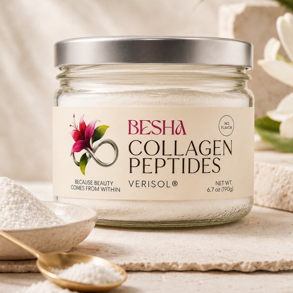 Besha, Inc. ChatGPT ad — Clinically Studied Collagen Peptides