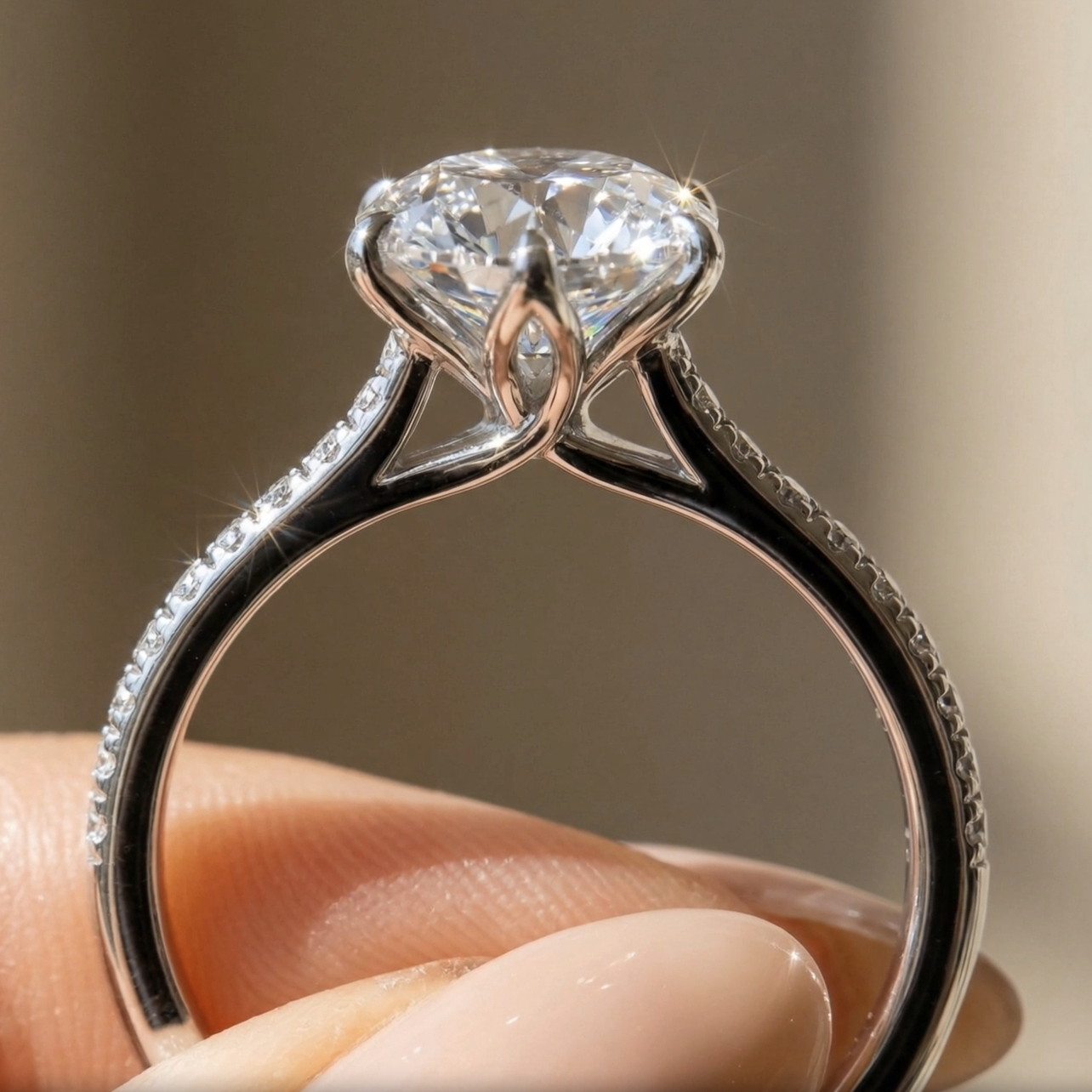 Rare Carat ChatGPT ad — Shop Engagement Rings