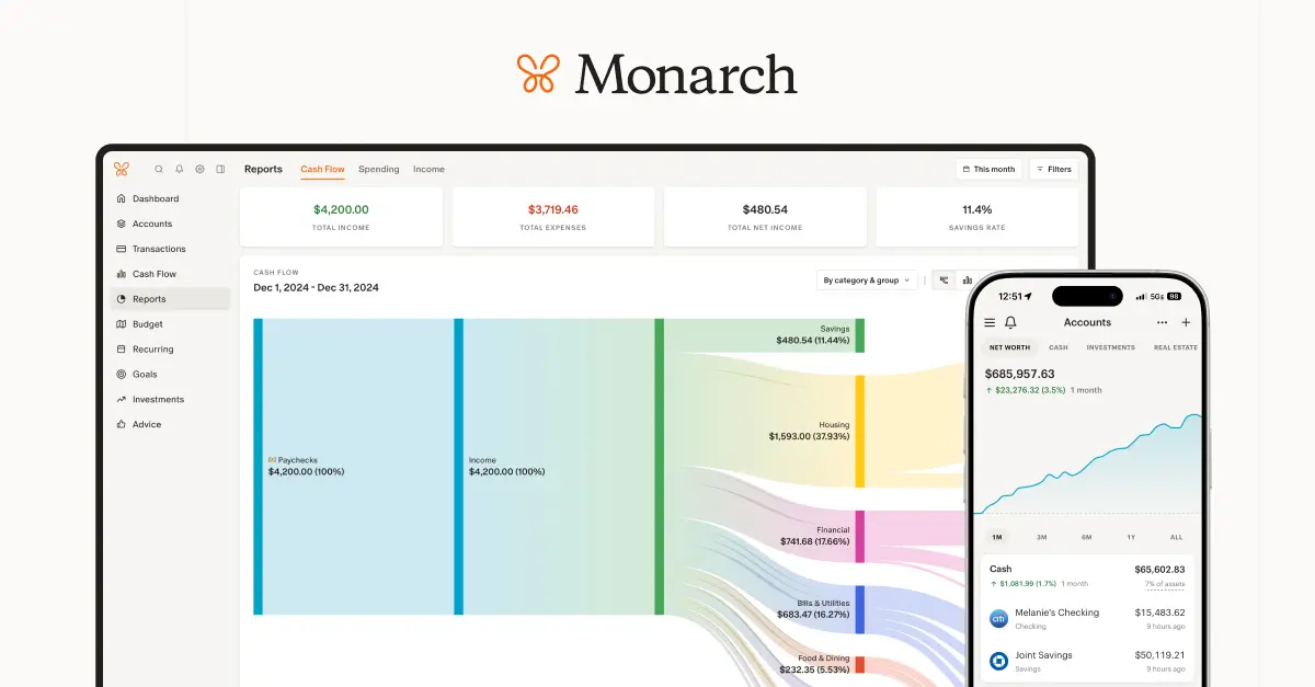 Monarch Money, Inc. ChatGPT ad — See your trajectory
