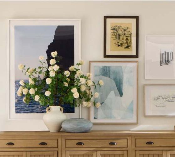 Pottery Barn ChatGPT ad — Wall Art