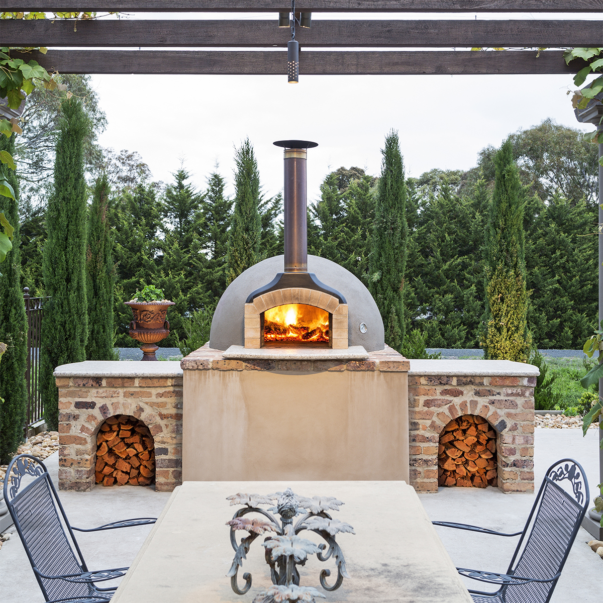 The Fire Brick Company ChatGPT ad — Premium Wood Fired Pizza Oven Kits