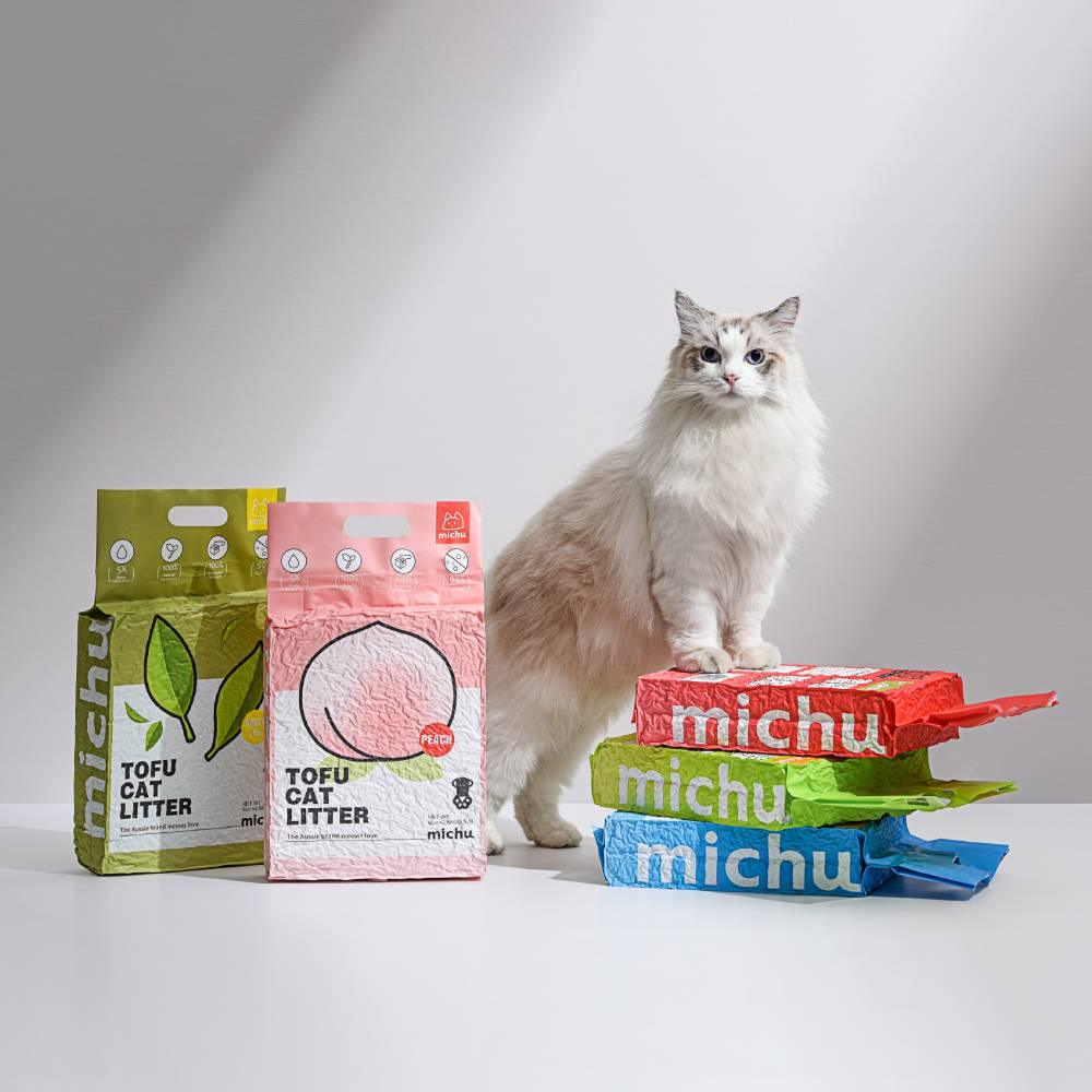 michu pet supplies inc ChatGPT ad — Michu Natural Tofu Cat Litter