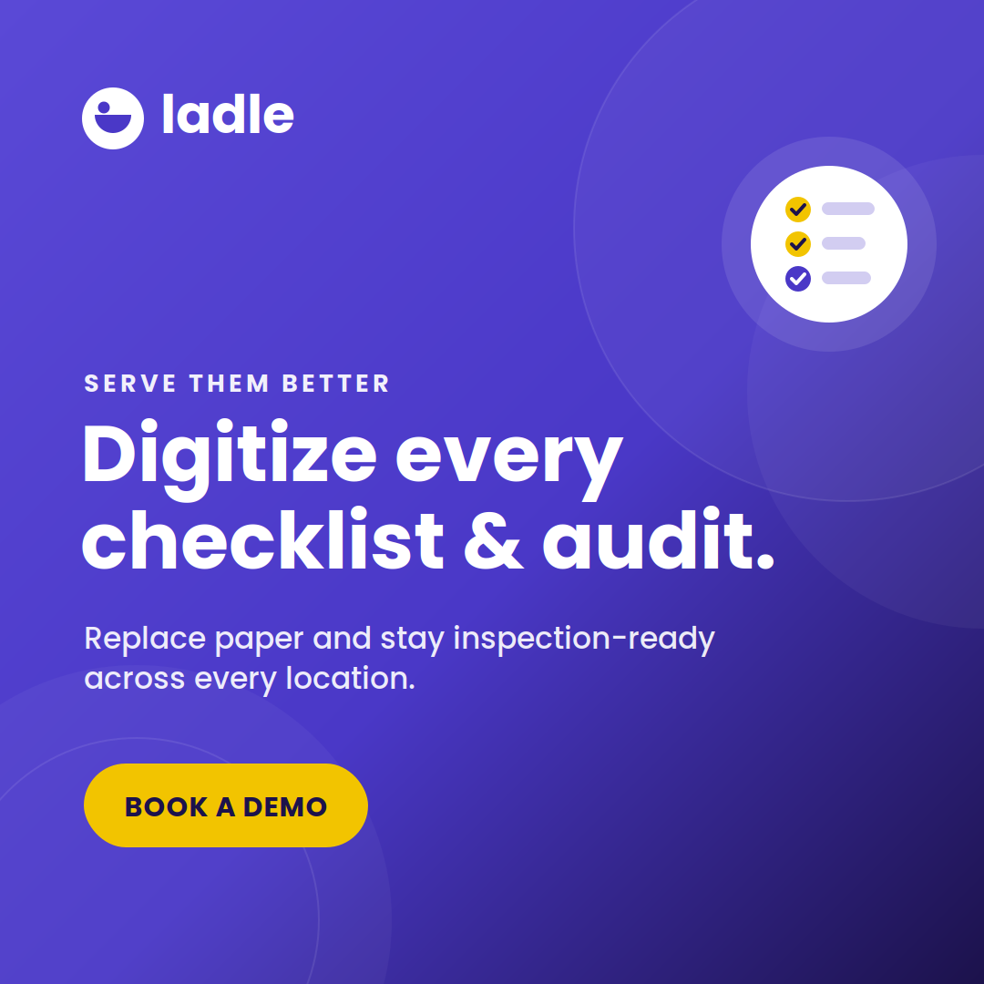 Ladle ChatGPT ad — One App For Every Checklist & Audit