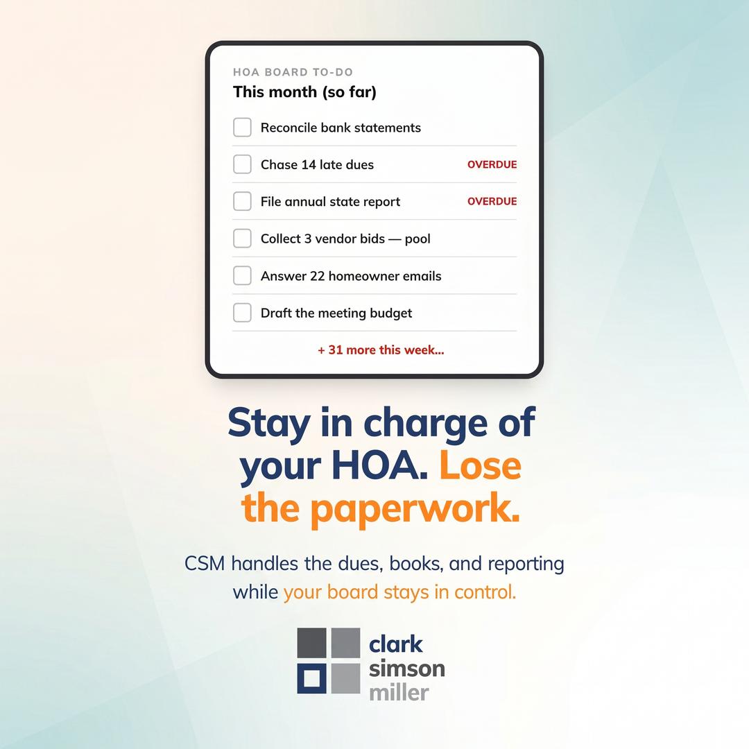 Clark Simson Miller ChatGPT ad — CSM | HOA & Condo Remote Management