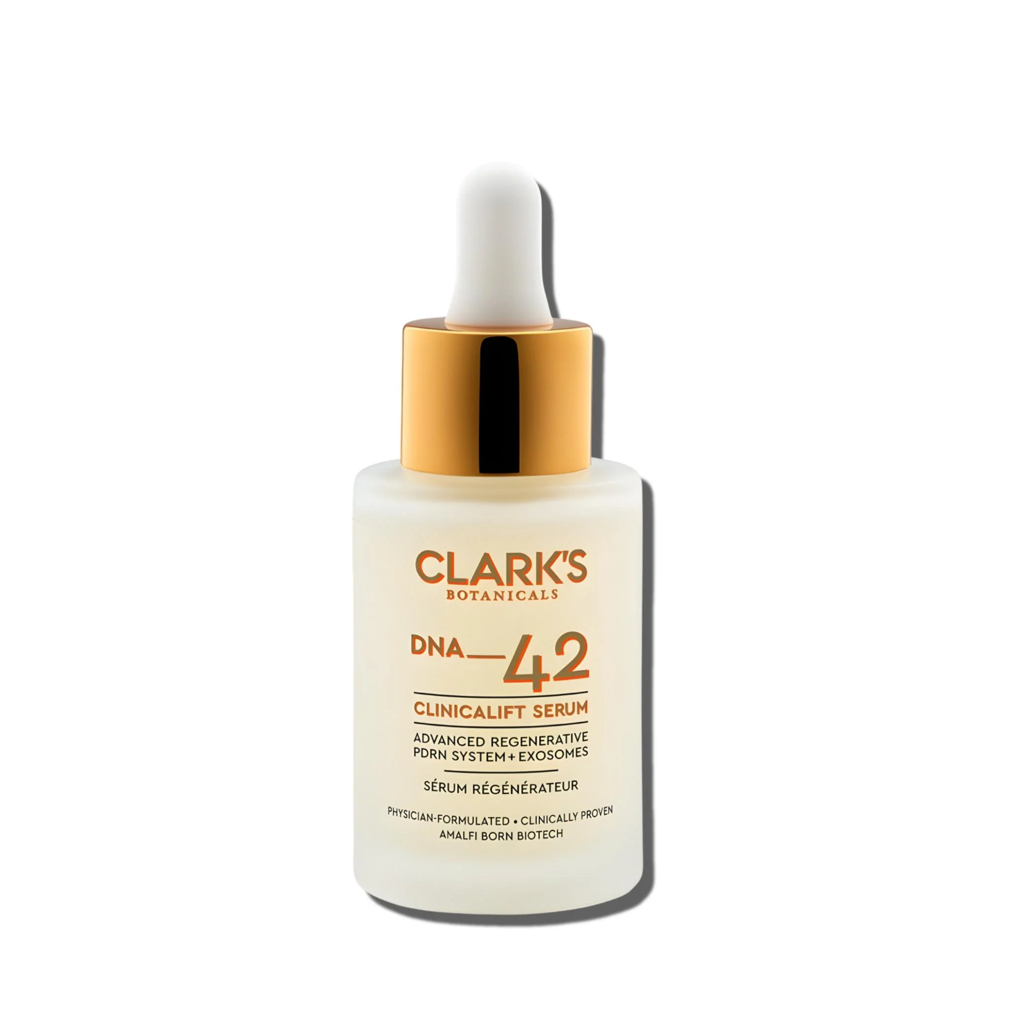 Clark's Botanicals ChatGPT ad — The DNA A2 ClinicaLift Serum, in Airmail