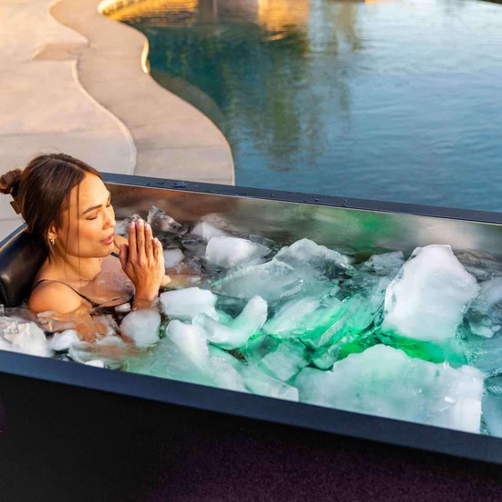 Sun Home Saunas ChatGPT ad — The cold plunge that makes its own ice